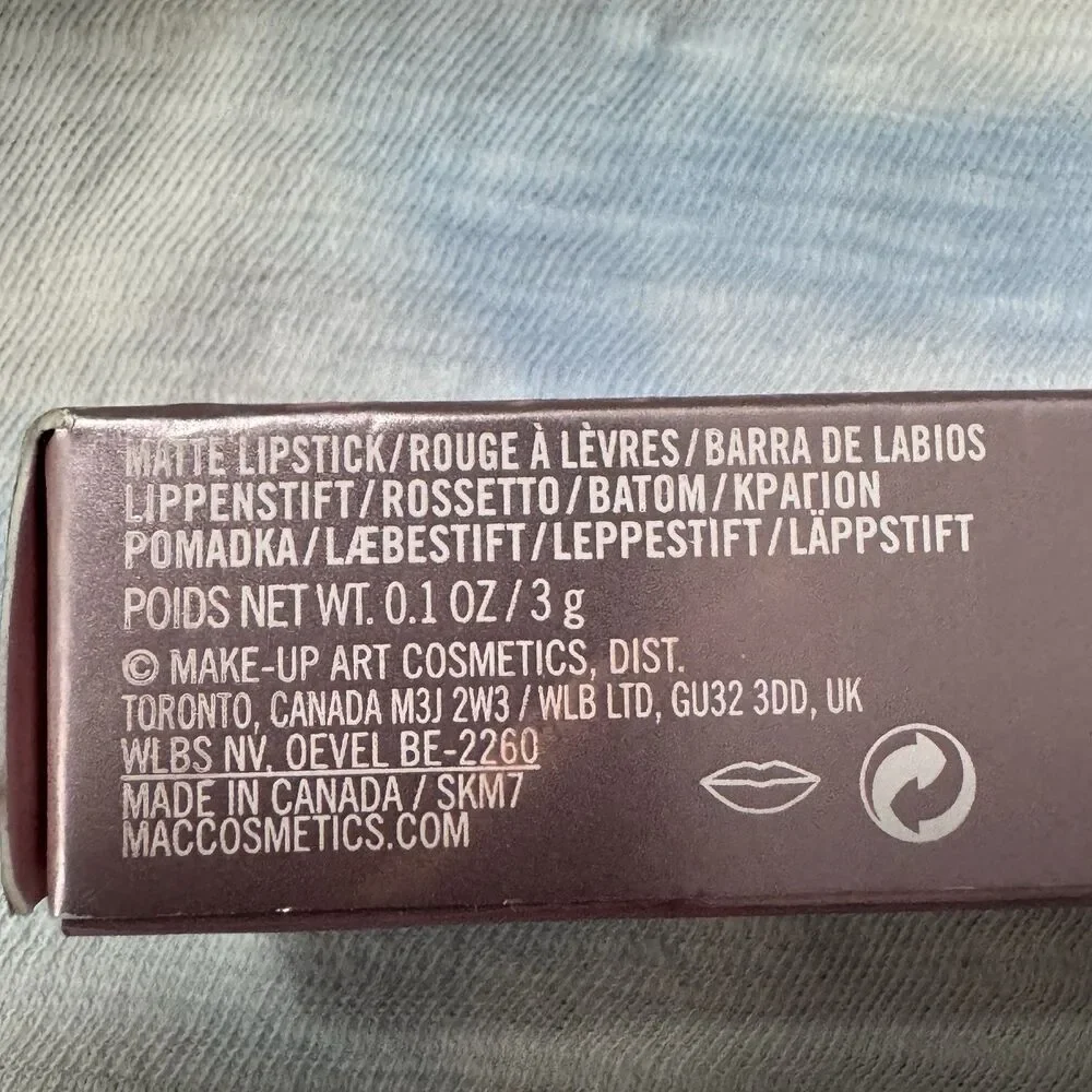 MAC Matte Lipstick - Heart Goes Boom A20 - Frosted Firework Collection - NIB